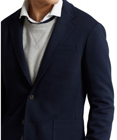 Men's Polo Soft Double-Knit Suit Jacket Blue $85.14 Blazers