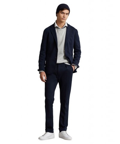 Men's Polo Soft Double-Knit Suit Jacket Blue $85.14 Blazers