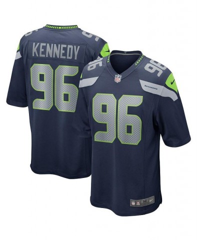 Men's Cortez Kennedy College Navy Seattle Seahawks Game Retired Player Jersey $39.59 Jersey