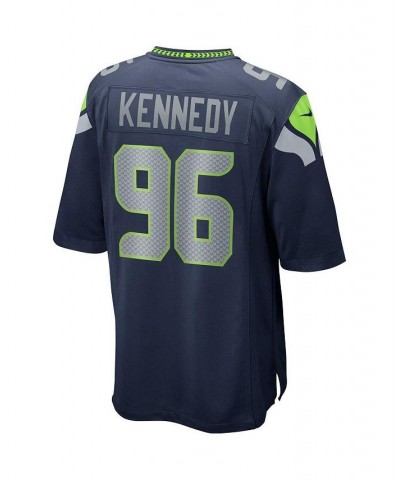 Men's Cortez Kennedy College Navy Seattle Seahawks Game Retired Player Jersey $39.59 Jersey