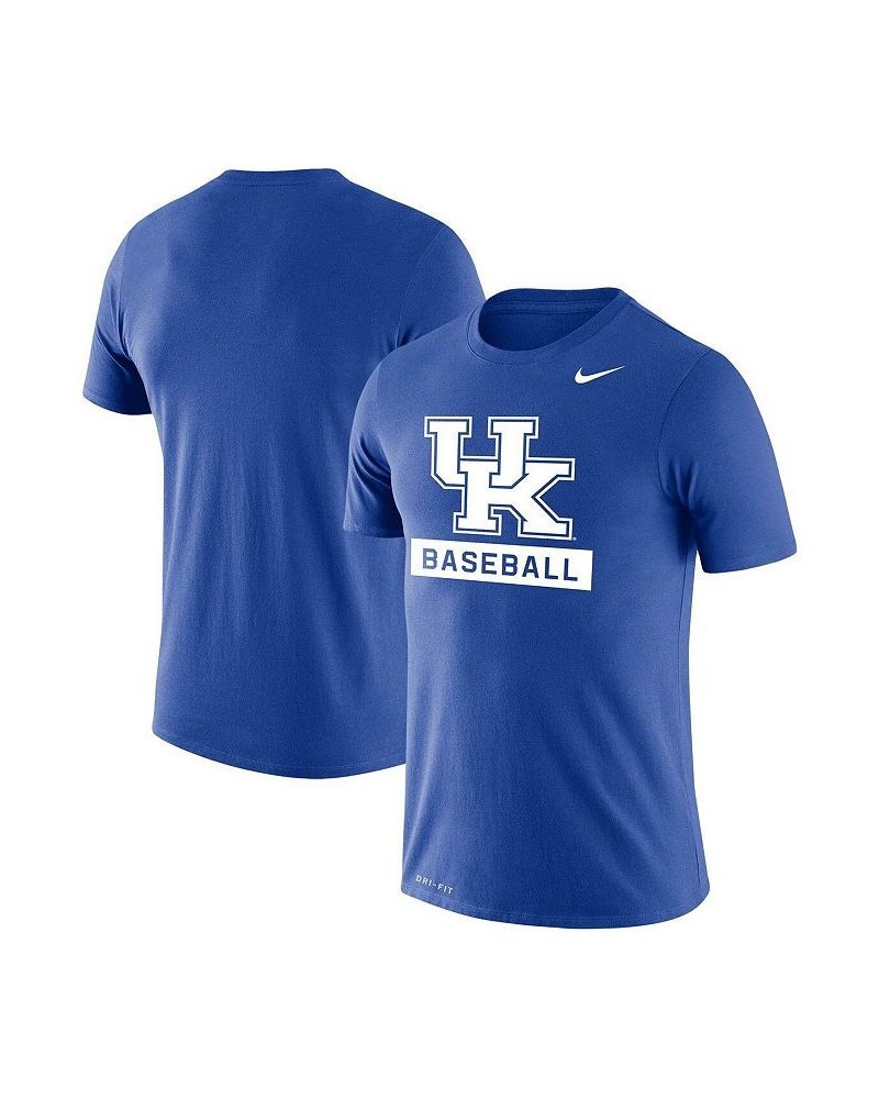 Men's Heathered Royal Kentucky Wildcats Baseball Logo Stack Legend Performance T-shirt $22.50 T-Shirts