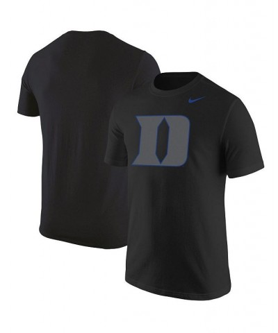 Men's Black Duke Blue Devils Logo Color Pop T-shirt $24.29 T-Shirts