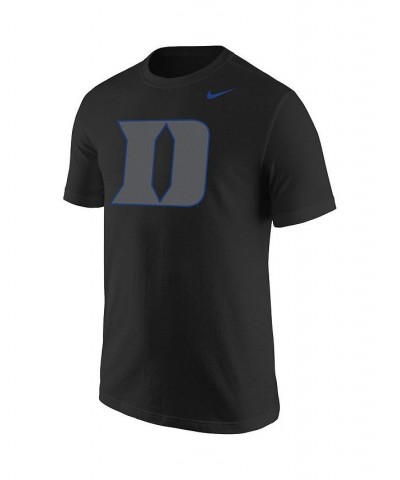 Men's Black Duke Blue Devils Logo Color Pop T-shirt $24.29 T-Shirts