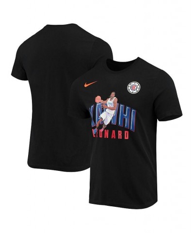 Men's Kawhi Leonard Black La Clippers Hero Performance T-shirt $23.84 T-Shirts