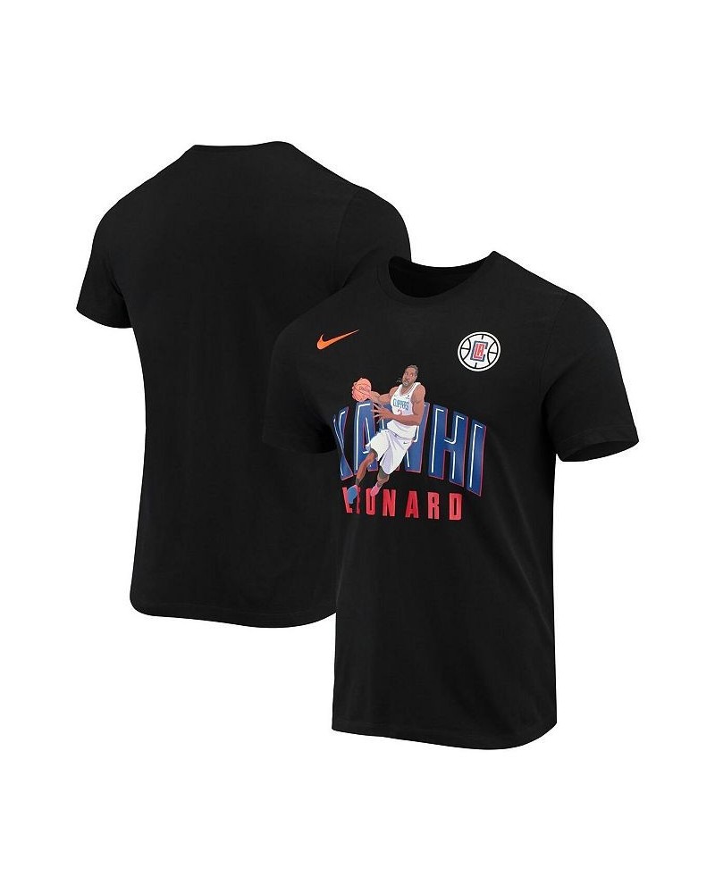 Men's Kawhi Leonard Black La Clippers Hero Performance T-shirt $23.84 T-Shirts