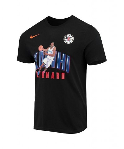 Men's Kawhi Leonard Black La Clippers Hero Performance T-shirt $23.84 T-Shirts