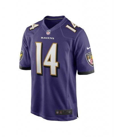 Men's Kyle Hamilton Purple Baltimore Ravens 2022 NFL Draft First Round Pick Game Jersey $57.40 Jersey