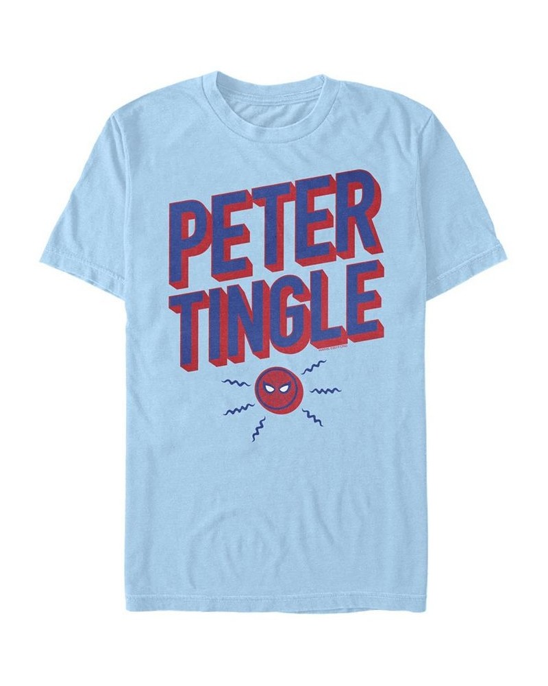 Men's Peter Tingle Short Sleeve Crew T-shirt Blue $14.00 T-Shirts