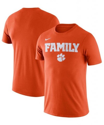 Men's Orange Clemson Tigers Family T-shirt $18.89 T-Shirts