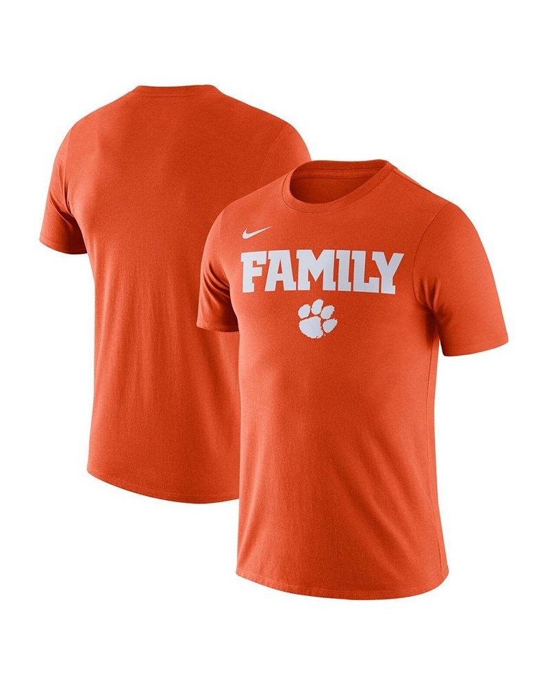 Men's Orange Clemson Tigers Family T-shirt $18.89 T-Shirts