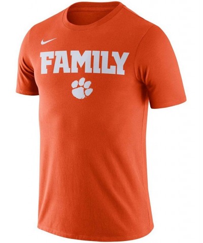 Men's Orange Clemson Tigers Family T-shirt $18.89 T-Shirts