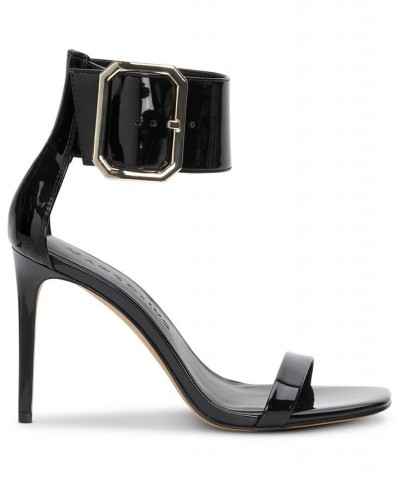 Mateo for INC Women's Melodie Buckle Dress Sandals Black $36.94 Shoes