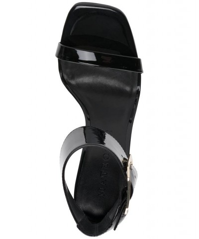 Mateo for INC Women's Melodie Buckle Dress Sandals Black $36.94 Shoes