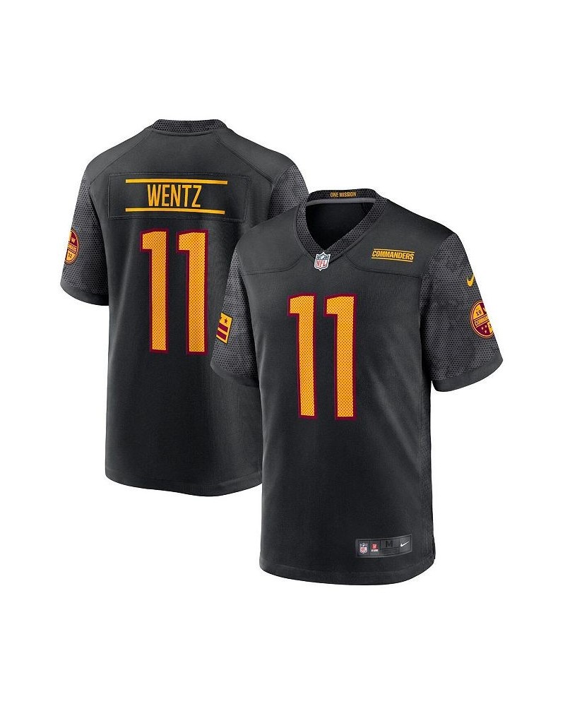 Men's Carson Wentz Black Washington Commanders Alternate Game Player Jersey $47.60 Jersey