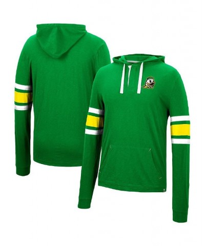 Men's Green Oregon Ducks Lebowski Hoodie Long Sleeve T-shirt $25.99 T-Shirts