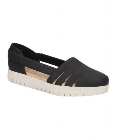 Women's Bugsy Comfort Slip-on Flats Black $31.20 Shoes