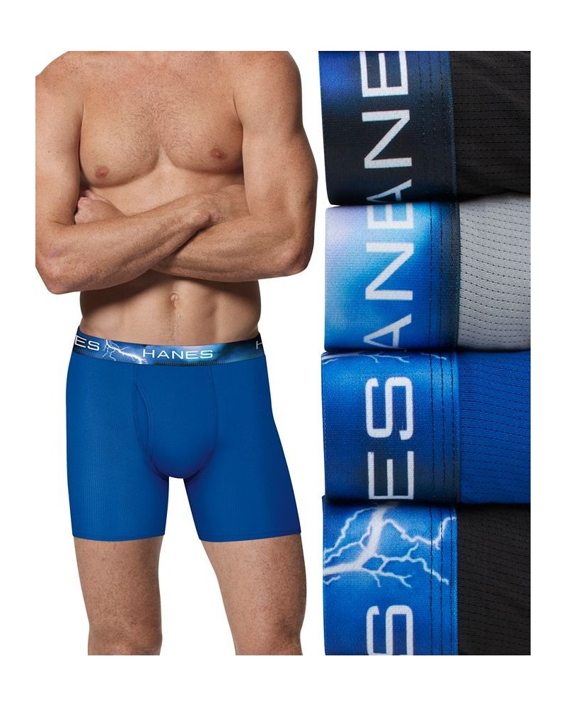 Men's Ultimate 4pk. Sport Boxer Briefs Multi $12.90 Underwear