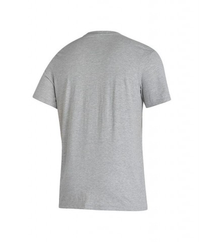 Men's Heathered Gray Club Atletico River Plate Crest T-shirt $17.15 T-Shirts