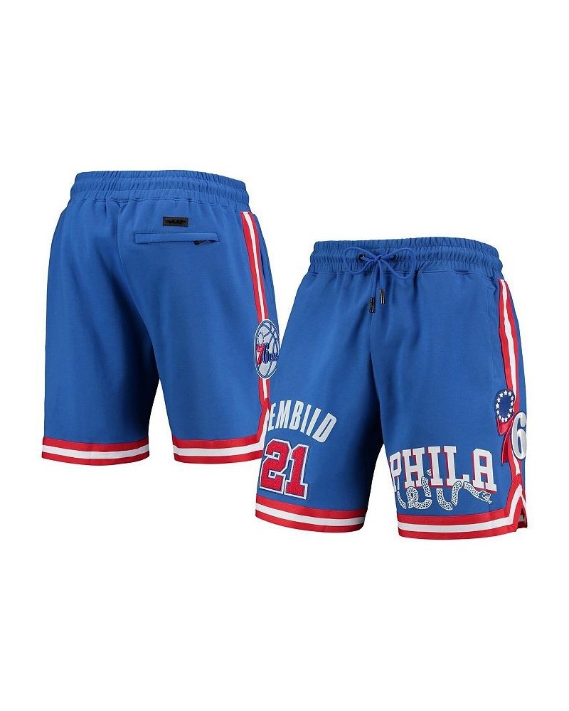 Men's Joel Embiid Royal Philadelphia 76ers Team Player Shorts $43.24 Shorts