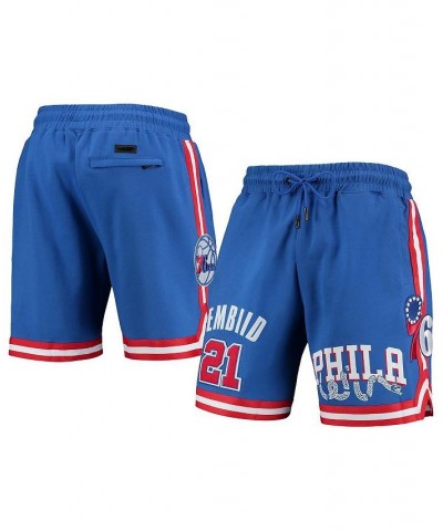 Men's Joel Embiid Royal Philadelphia 76ers Team Player Shorts $43.24 Shorts