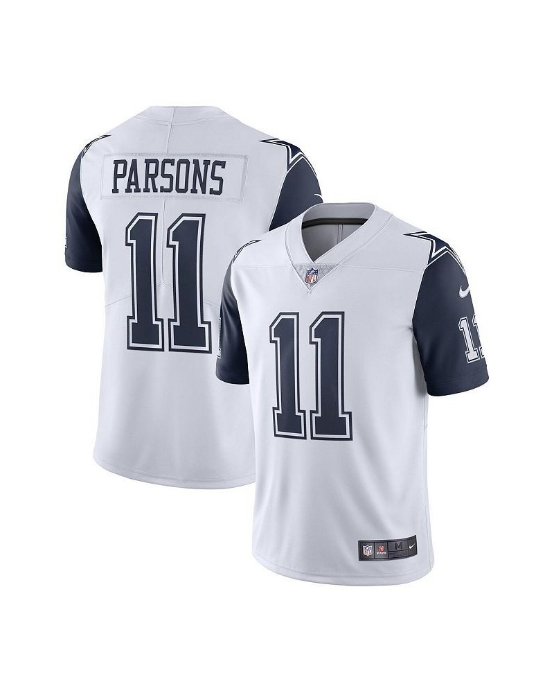 Men's Micah Parsons White Dallas Cowboys Alternate 2 Vapor Limited Jersey $66.30 Jersey