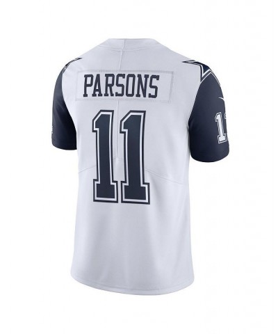 Men's Micah Parsons White Dallas Cowboys Alternate 2 Vapor Limited Jersey $66.30 Jersey