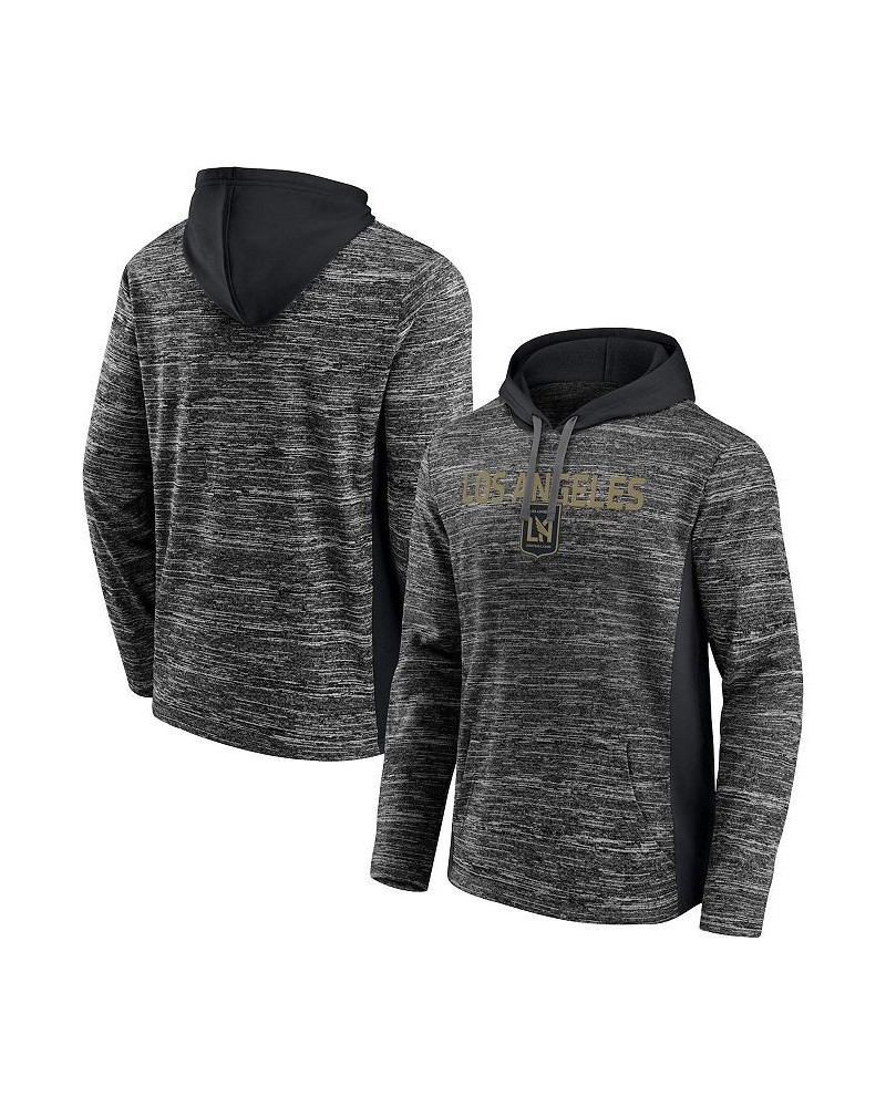 Men's Charcoal LAFC Shining Victory Space-Dye Pullover Hoodie $32.85 Sweatshirt