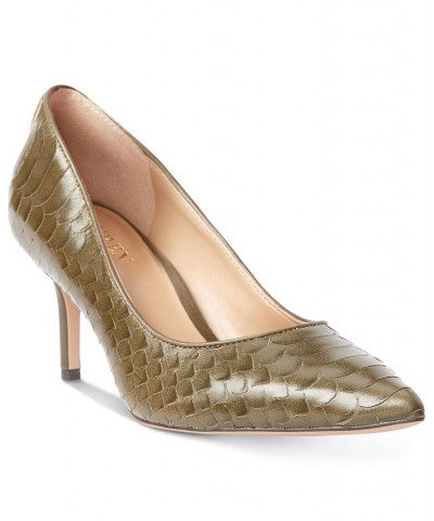 Women's Lanette Pointed-Toe Pumps Green $37.57 Shoes