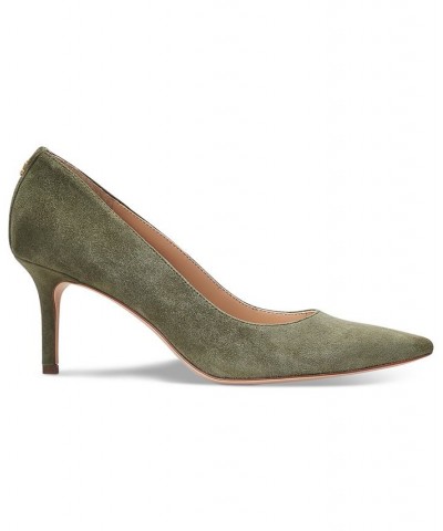 Women's Lanette Pointed-Toe Pumps Green $37.57 Shoes