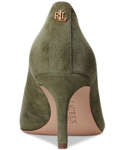 Women's Lanette Pointed-Toe Pumps Green $37.57 Shoes