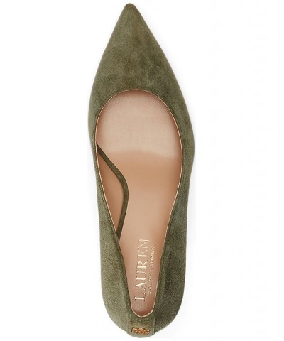 Women's Lanette Pointed-Toe Pumps Green $37.57 Shoes