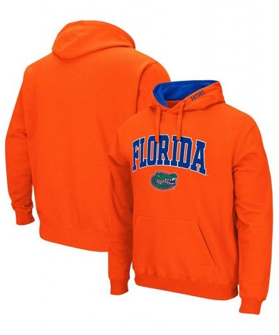 Men's Orange Florida Gators Arch Logo 3.0 Pullover Hoodie $31.79 Sweatshirt