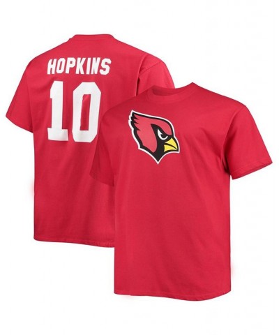 Men's Big and Tall Deandre Hopkins Cardinal Arizona Cardinals Player Name Number T-shirt $26.00 T-Shirts