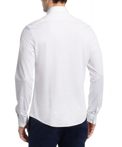 Men's Extra Slim Fit Stretch Dress Shirt White $31.50 Dress Shirts