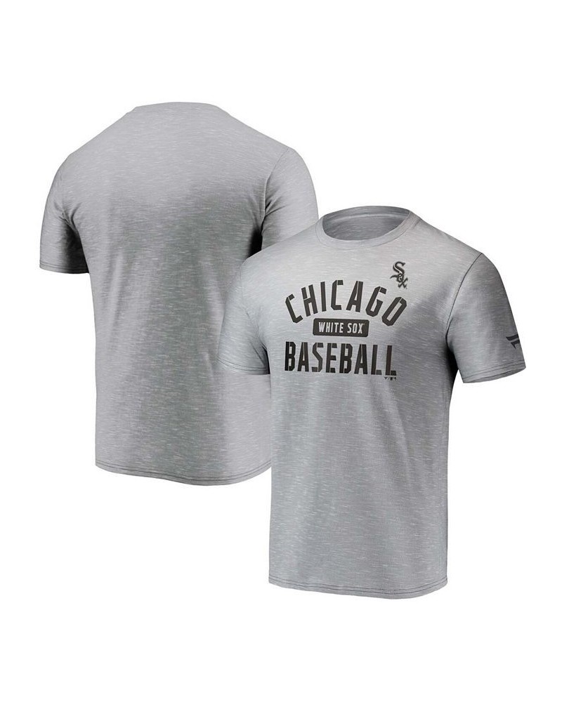 Men's Gray Chicago White Sox Primary Pill Space Dye T-shirt $15.75 T-Shirts