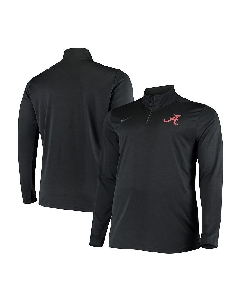 Men's Black Alabama Crimson Tide Big and Tall Primary Logo Intensity Performance Quarter-Zip Jacket $44.19 Jackets