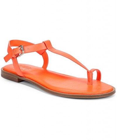 Fifi Flat Sandals Orange $43.60 Shoes