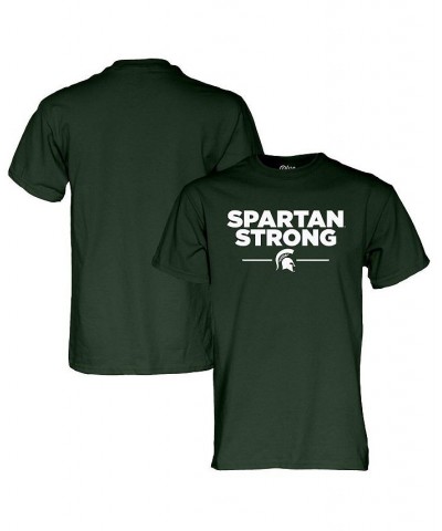 Men's Green Michigan State Spartans Spartan Strong T-shirt $19.60 T-Shirts