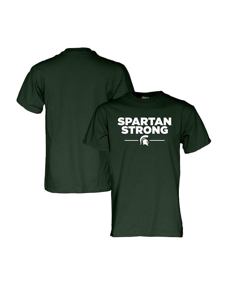 Men's Green Michigan State Spartans Spartan Strong T-shirt $19.60 T-Shirts