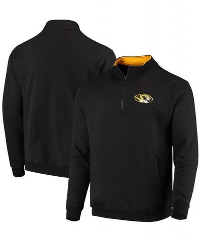 Men's Black Missouri Tigers Tortugas Logo Quarter-Zip Jacket $32.99 Sweatshirt