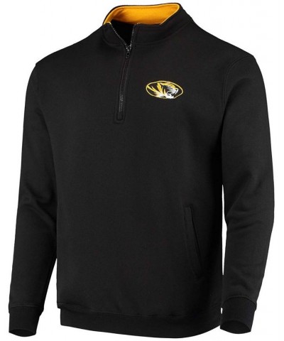 Men's Black Missouri Tigers Tortugas Logo Quarter-Zip Jacket $32.99 Sweatshirt