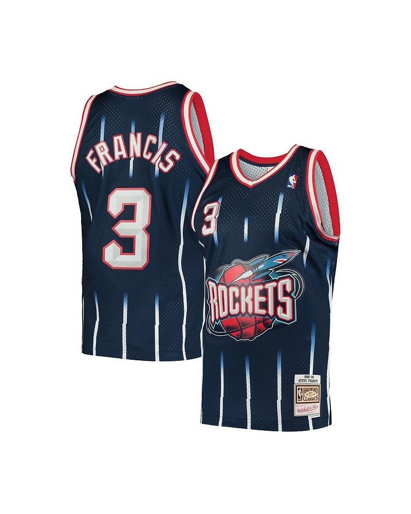 Men's Steve Francis Navy Houston Rockets 1999-2000 Hardwood Classics Swingman Player Jersey $53.28 Jersey