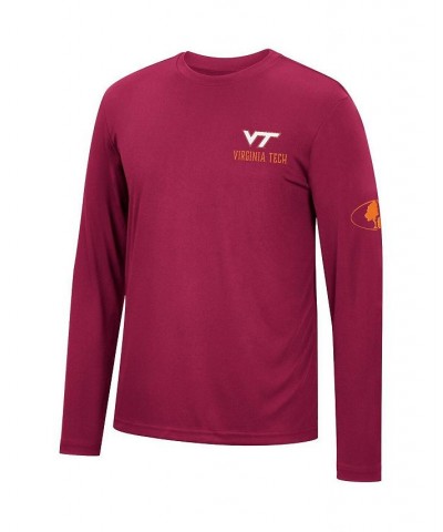 Men's Maroon Virginia Tech Hokies Mossy Oak SPF 50 Performance Long Sleeve T-shirt $25.64 T-Shirts