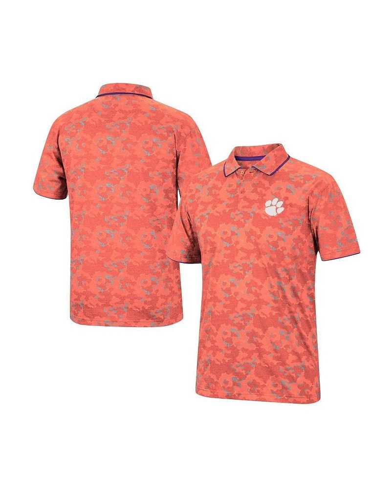 Men's Orange Clemson Tigers Speedman Polo Shirt $27.50 Polo Shirts