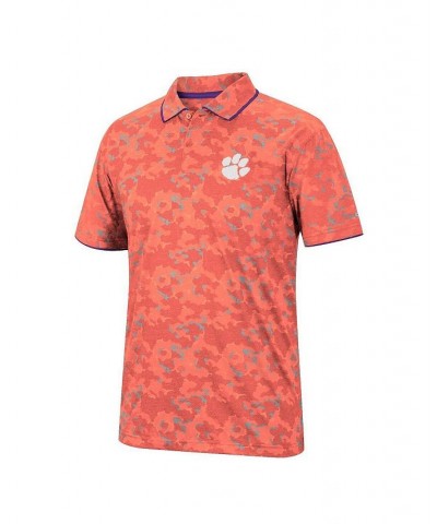 Men's Orange Clemson Tigers Speedman Polo Shirt $27.50 Polo Shirts