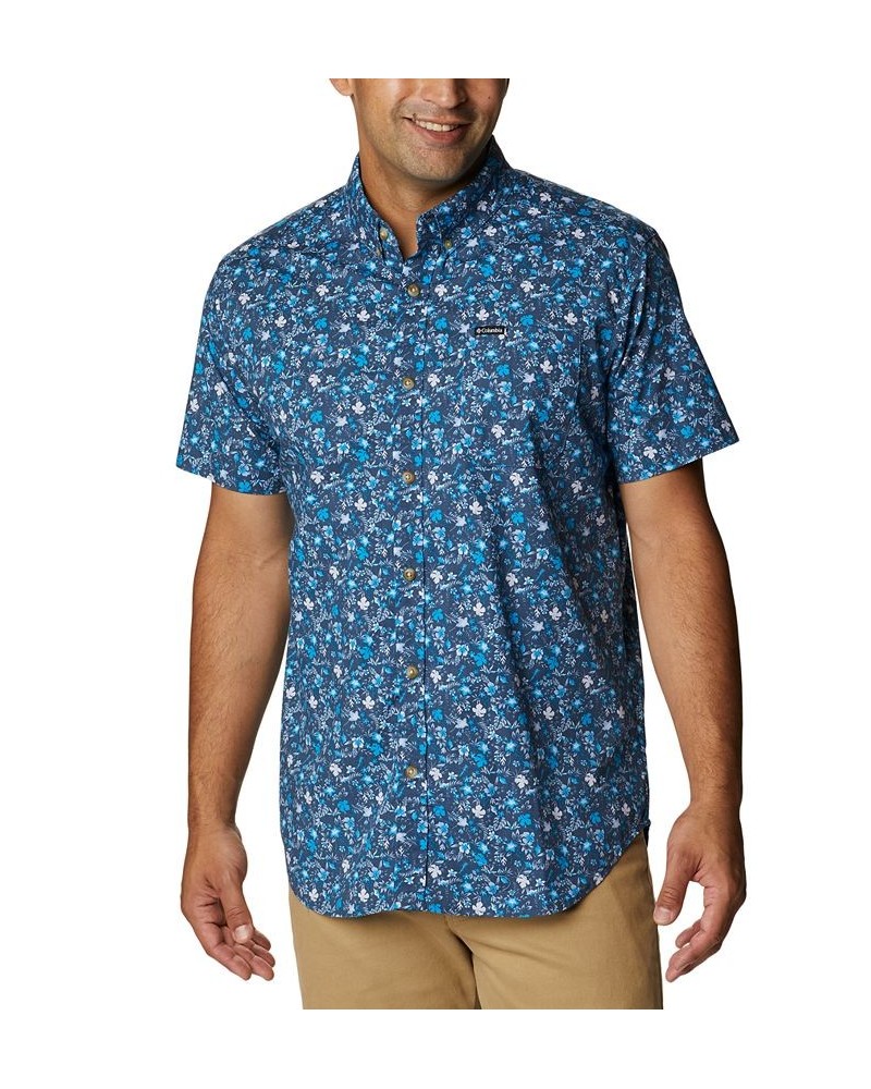 Men's Rapid Rivers Printed Short Sleeve Shirt PD05 $25.19 Shirts