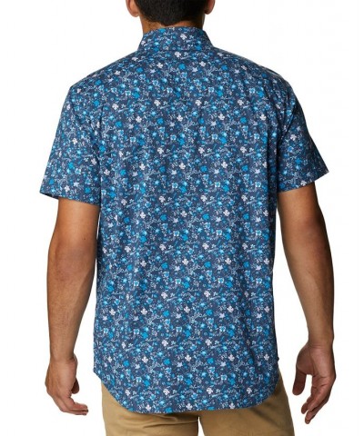 Men's Rapid Rivers Printed Short Sleeve Shirt PD05 $25.19 Shirts