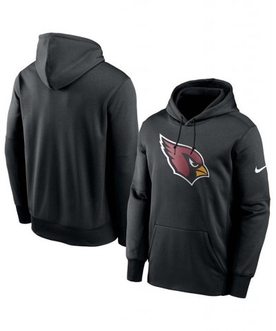 Men's Big and Tall Black Arizona Cardinals Fan Gear Primary Logo Therma Performance Pullover Hoodie $27.06 Sweatshirt