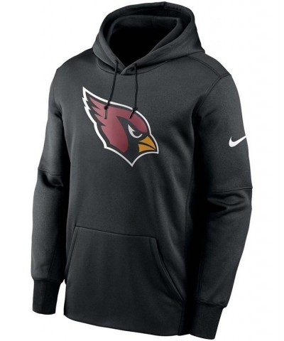 Men's Big and Tall Black Arizona Cardinals Fan Gear Primary Logo Therma Performance Pullover Hoodie $27.06 Sweatshirt