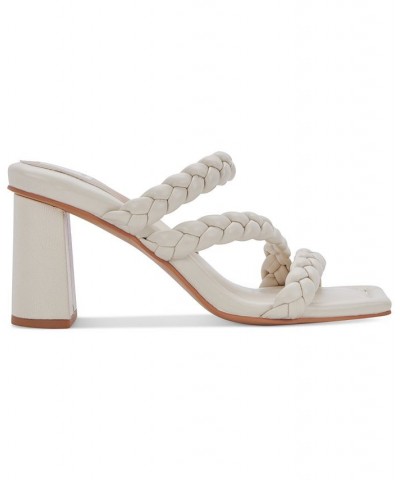 Women's Pang Asymmetrical Banded Sandals Ivory/Cream $44.55 Shoes